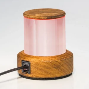 Letzte Chance PunchLight Studio Warning Lamp LED Wood