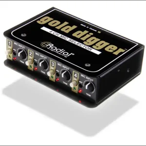 Radial Gold Digger 4-Channel Mic Selector Top-Angebot