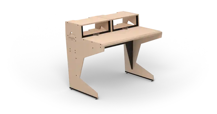 Rabatt Sessiondesk Home Desk Small 2.0 in Birch with Birch Racks