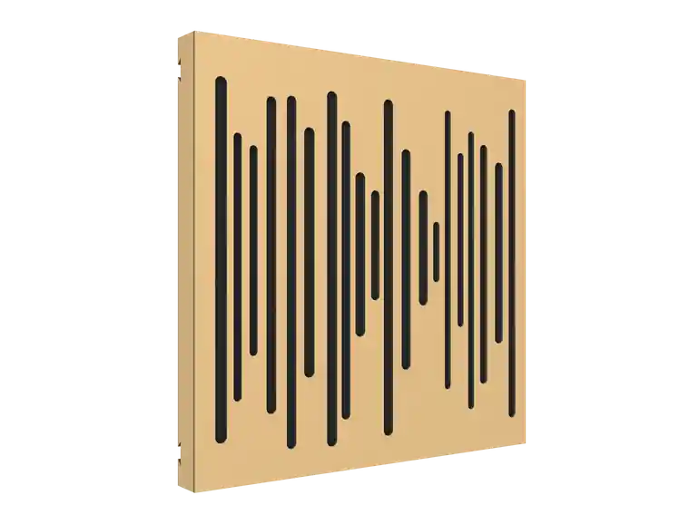 Vicoustic VicPattern Ultra Wavewood Metallic Gold | 3 Units/Box Nur Für Kurze Zeit