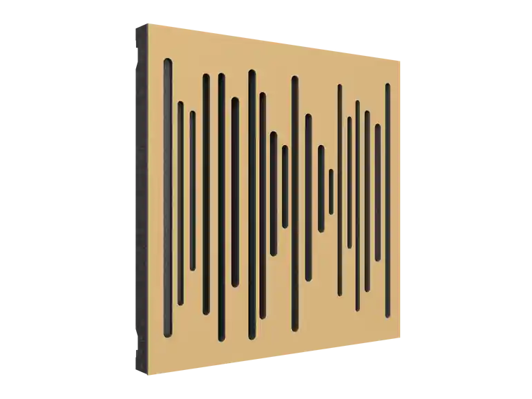 Sonderangebot Vicoustic Wavewood Diffuser Ultra MKII Metallic Gold | 3 Units/Box