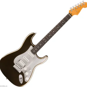 FENDER AMERICAN ULTRA II Stratocaster HSS EB TXT E-Gitarre mit Koffer Sichere Zahlung