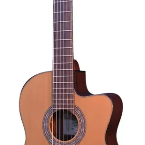 CRAFTER C-18CE Natur Elektro Klassische Gitarre mit Tasche Günstig