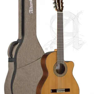 Top-Angebot ALHAMBRA 3C CW E1 Elektro Klassische Gitarre mit Tasche