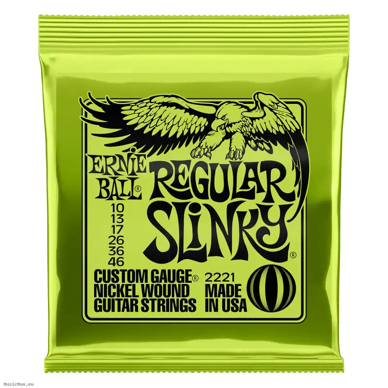 Günstig ERNIE BALL 2221 REGULAR SLINKY 10-46 E-Gitarrensaiten