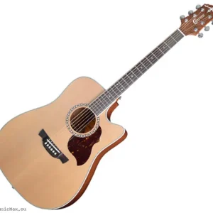 Kostenloser Versand CRAFTER DE 7/N Natur Elektroakustikgitarre mit Tasche