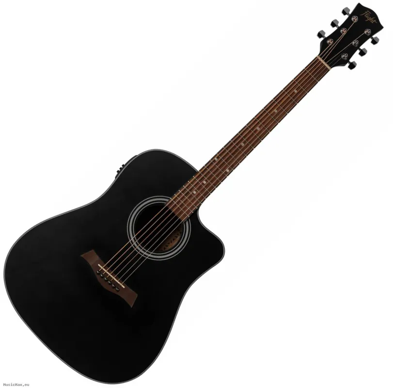 FLIGHT GUITARS D-175CE Blk Elektroakustische Gitarre Top-Seller