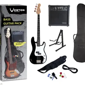 Bestseller VESTON VPB-BK P-BASS Bassgitarre Set
