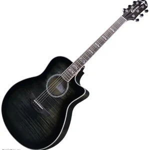 Abverkauf CRAFTER NOBLE TBK blk Elektroakustikgitarre mit Tasche