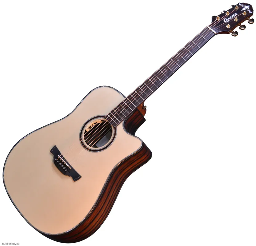CRAFTER LX D-4000CE Elektroakustikgitarre mit Koffer Top-Angebot