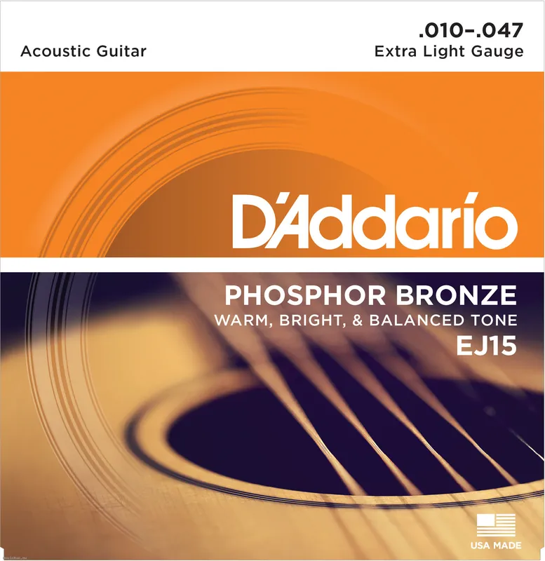 Garantierte Lieferung DADDARIO EJ15 10-47 Akustische Gitarrensaiten