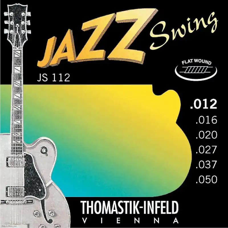 Günstig THOMASTIK JS112 12-50 Flatwound E-Gitarrensaiten