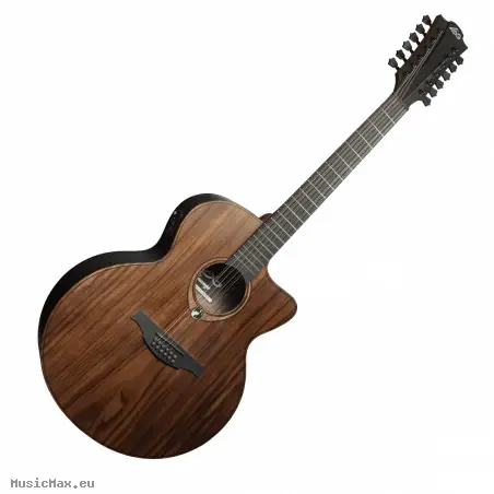 Expressversand LAG SAUVAGE J12CE 12 String Elektroakustikgitarre mit Tasche
