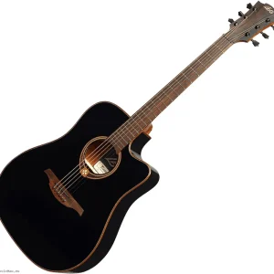 LAG T118DCE-BLK TRAMONTANE 118 Elektroakustische Gitarre Kostenloser Versand