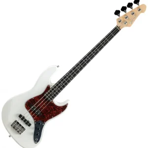 Preisreduziert VESTON GUITARS JB-WH White Bassgitarre