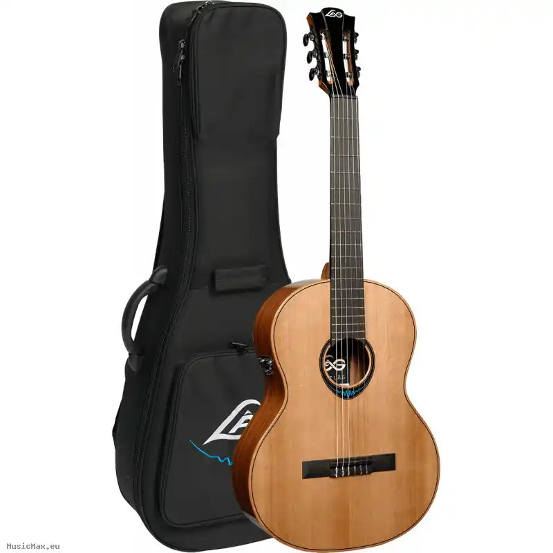 LAG CBW2E BLUEWAVE Elektro Klassische Gitarre mit Tasche Sale