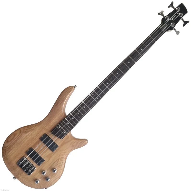 VESTON GUITARS VJB-4 Natural Bassgitarre Begrenztes Angebot