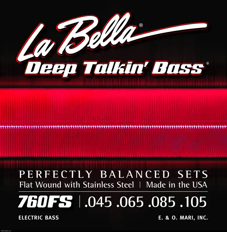 Heißes Angebot LA BELLA 760 Deep Talkin 45-105 Flatwound Bass Saiten