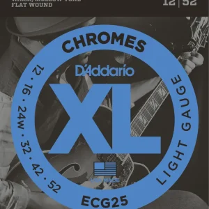 DADDARIO ECG25 12-52 Flatwound E-Gitarrensaiten Preis Gesenkt