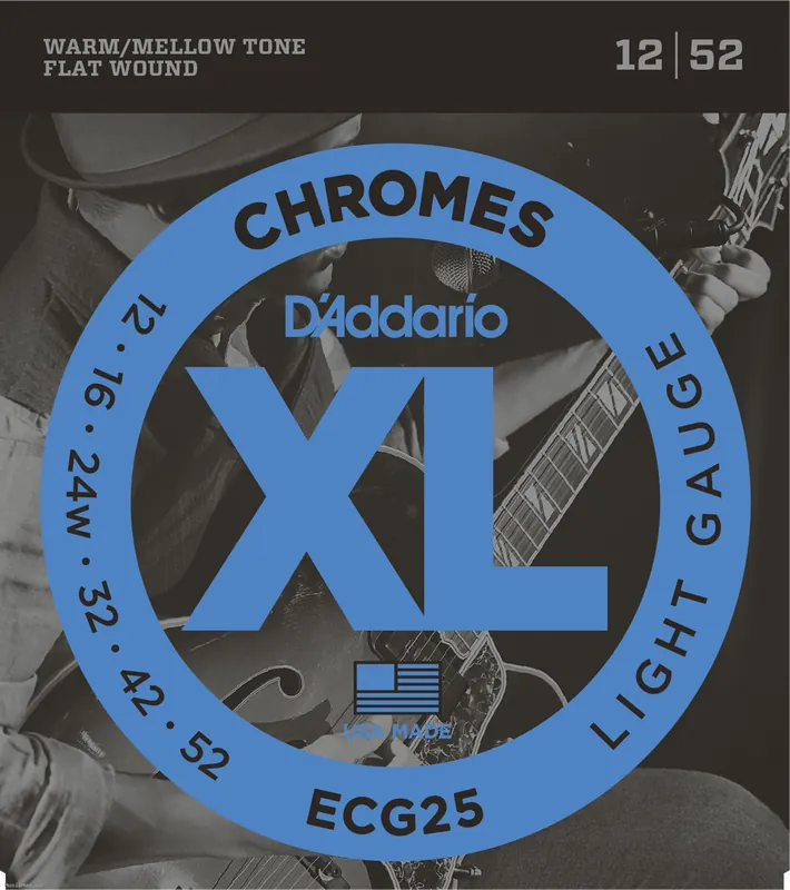 DADDARIO ECG25 12-52 Flatwound E-Gitarrensaiten Preis Gesenkt