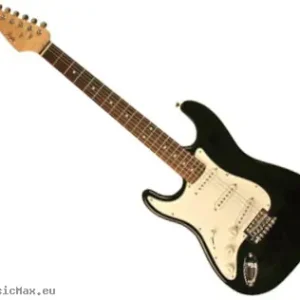 FLIGHT EST11 BK LH Linkshänder E-Gitarre Echt