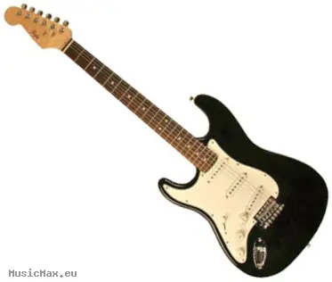 FLIGHT EST11 BK LH Linkshänder E-Gitarre Echt