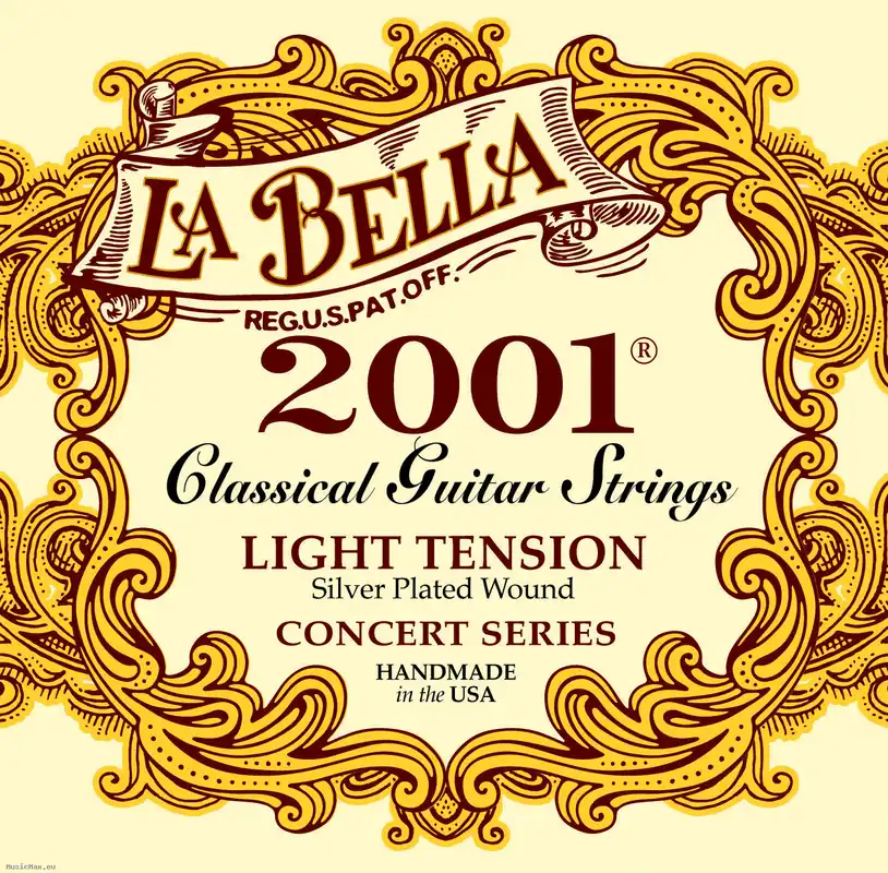 LA BELLA 2001 LIGHT Klassische Gitarrensaiten Top-Angebot