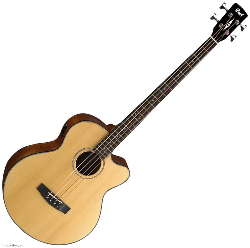 Gratis Versand CORT AB850F NAT Akustische Bassgitarre mit Tasche