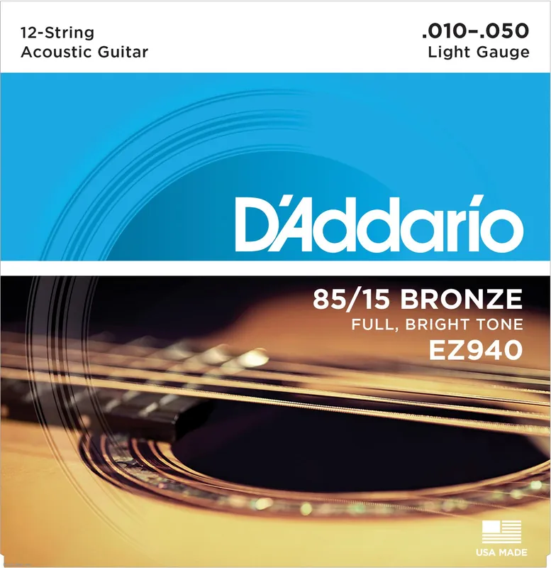 Mega-Angebot DADDARIO EZ940 10-50 12-saiter Gitarrensätze für akustische Gitarre
