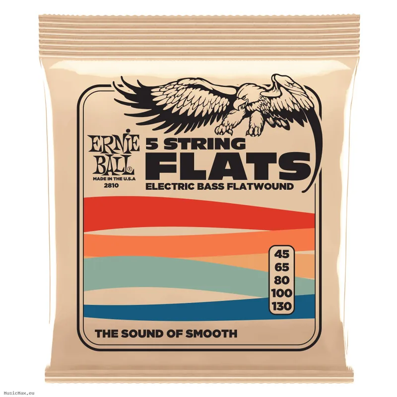 ERNIE BALL 2810 FLATWOUND SLINKY 45-130 Flatwound Bass Saiten Online Kaufen