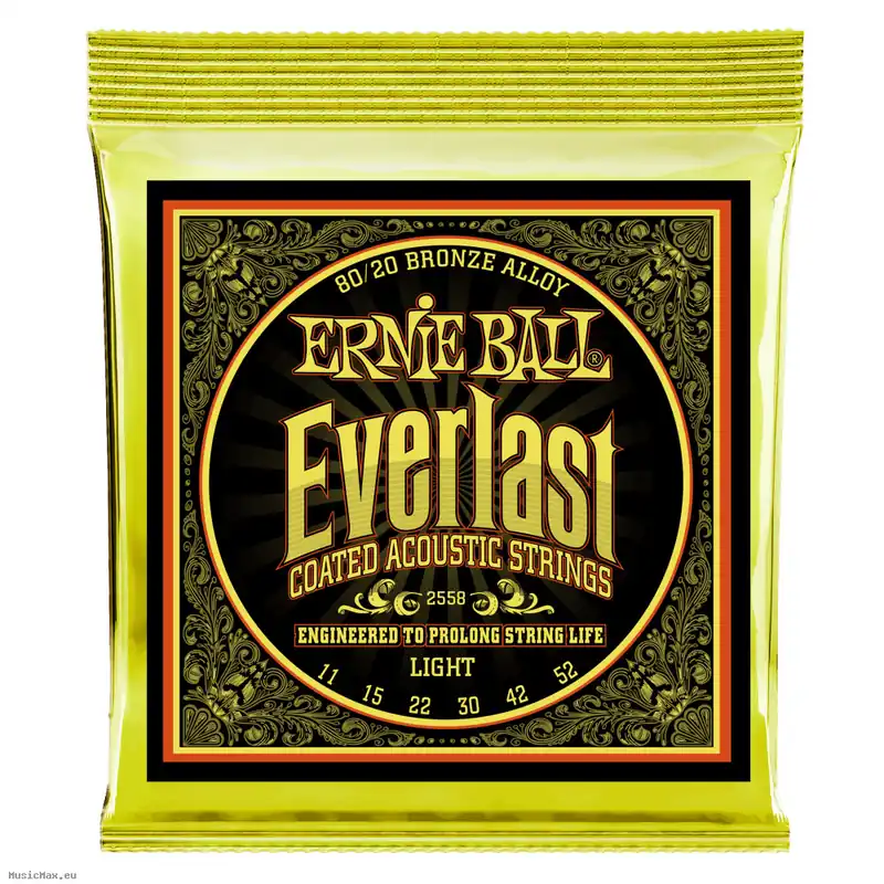 Kracherpreis ERNIE BALL 2558 EVERLAST 11-52 Beschichtete Akustikgitarrensaiten