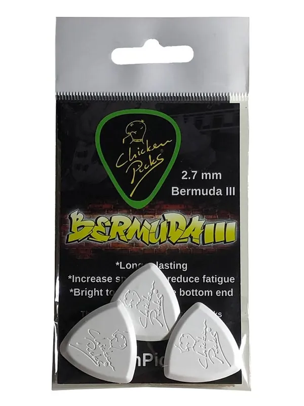 Chicken Picks Bermuda III 2,7mm guitar pick 3er Pack Aktuell