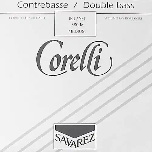 Garantierte Lieferung Corelli Nickel 380M Orchester Double Bass 4/4-3/4