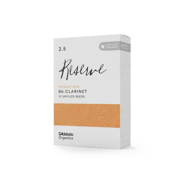 Top-Seller DAddario Woodwinds Organic Reserve Evo Bb Clarinet 2.5