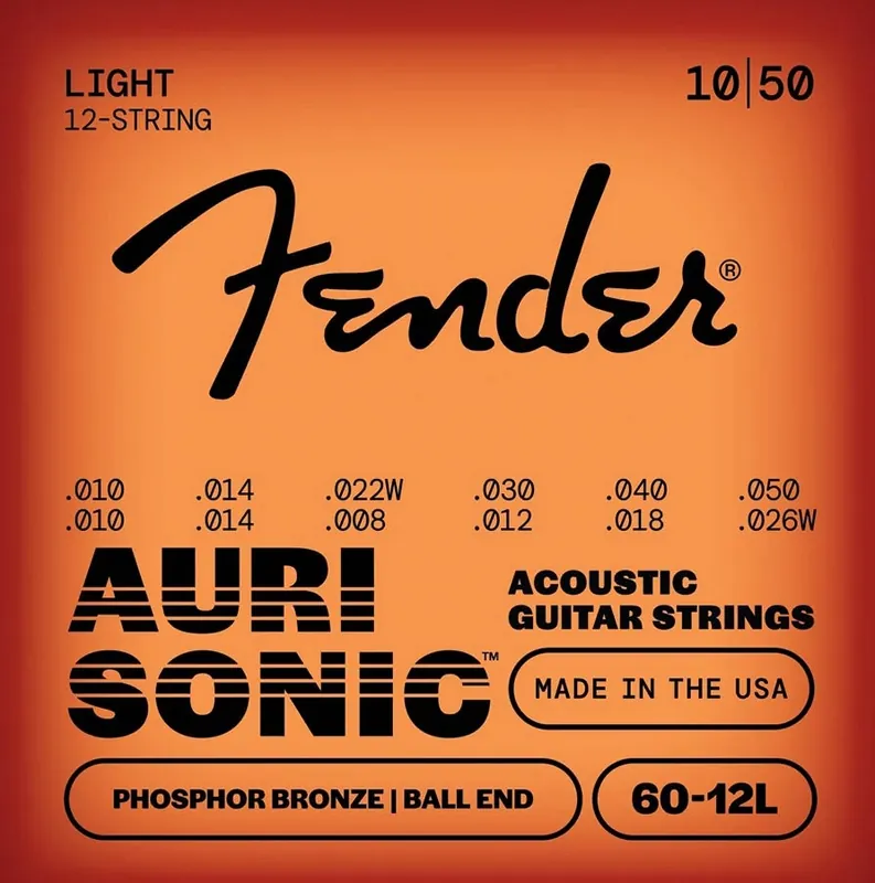 Fender 60-12L AuriSonic String Set Acoustic Aktuell