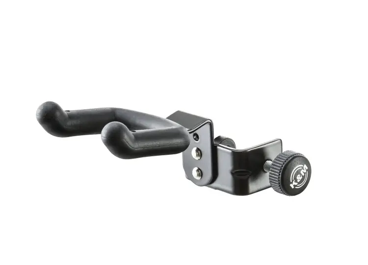 K&M 15590 Ukulele-Halter schwarz Kostenloser Rückversand