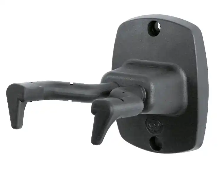 K&M 16240 Gitarren-Wandhalter schwarz Beliebt