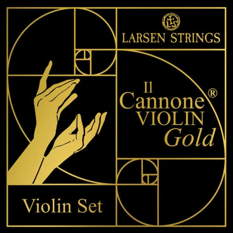 Garantierte Lieferung Larsen Il Cannone Gold Violine 4/4 Set