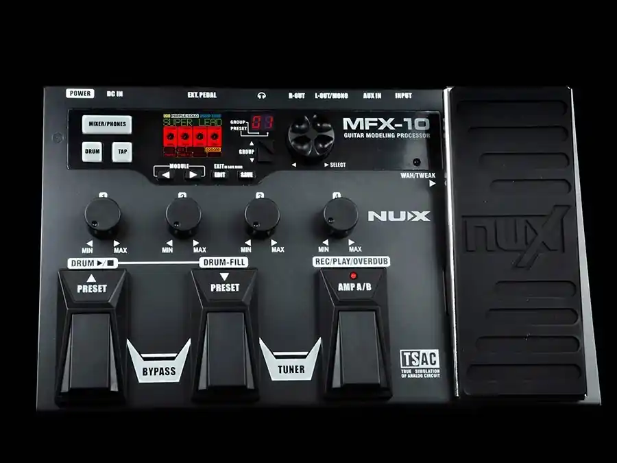 nuX MFX-10 Modeling Guitar Effects Processor Top-Angebot