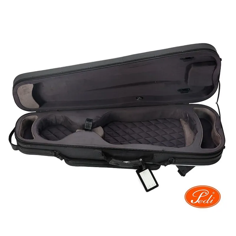 Pedi Kofferetui Modell P100, Violin 4/4 schwarz Neue Kollektion