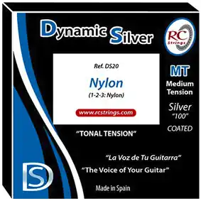 RC Strings DS20 MT Dynamic Silver Klassik Satz Beliebt