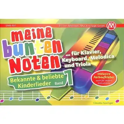 Meine bunten Noten 1 Klavier Keyboard Melodica + Triola Markenware