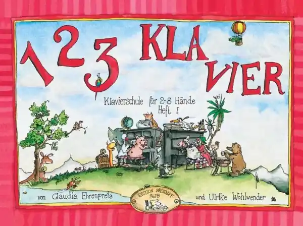 Ehrenpreis 1 2 3 Klavier Heft 1 EB8619 Gratis Versand