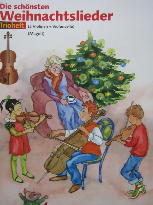 Die schönsten Weihnachtslieder Trioheft 2 VL + VC ED20628 Direktkauf
