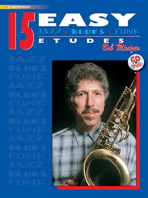 Mintzer 15 Easy Jazz Blues Funk Etudes Altsax CD ELM00031CD Nur Heute