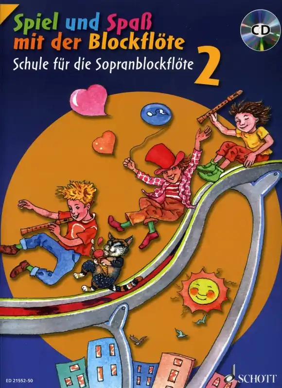 Spiel und Spass mit der Blockfloete 2 Sopran CD ED21552-50 Expressversand