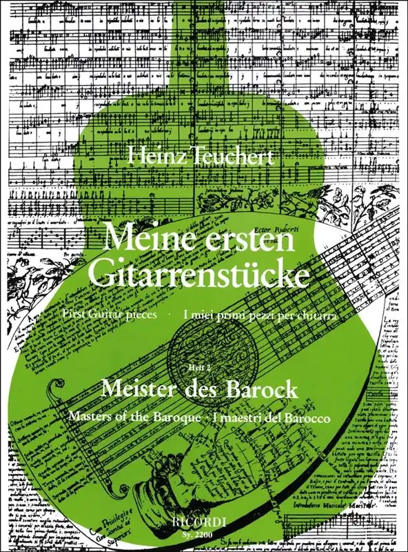 Teuchert Meine ersten Gitarrenstücke 2 Meister des Barock SY2200 Heißes Angebot