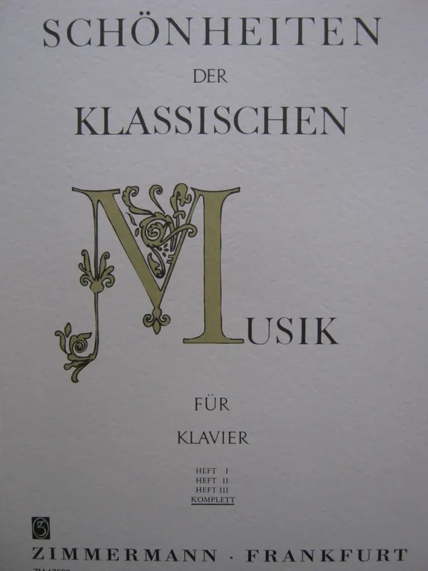 Tourbie Schönheiten der klassischen Musik Klavier Komplett ZM17500 Must-Have
