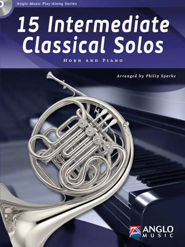 Finale Aktion 15 Intermediate Classical Solos Horn Piano AMP386-400