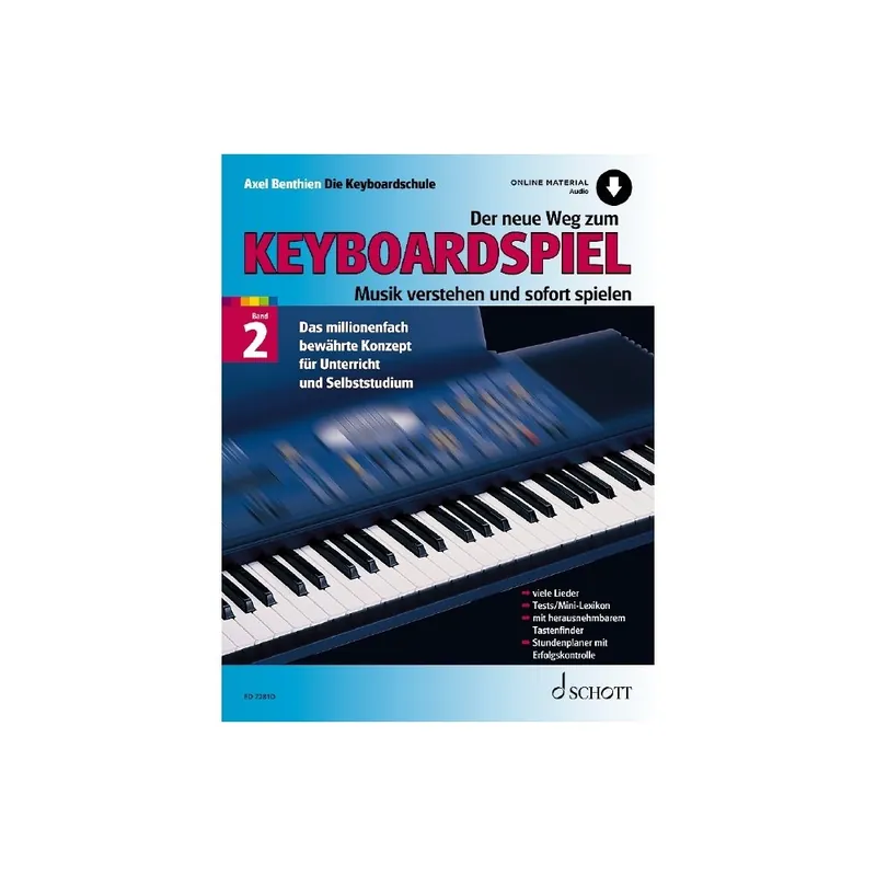 Benthien Der neue Weg zum Keyboardspiel 2 + Audio ED7281D Kracherpreis